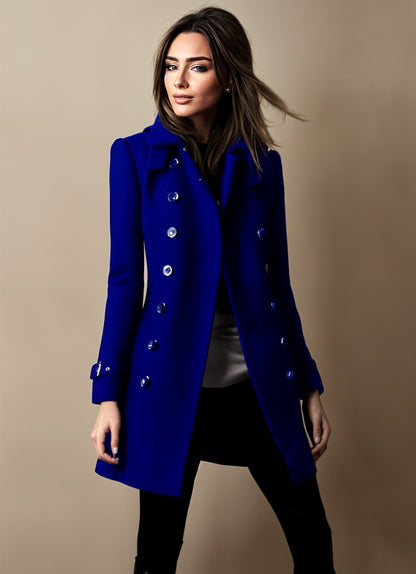 Stylish women's jacket with buttons Trendy