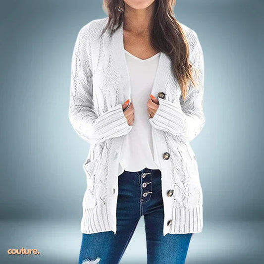 Stilvolle Strickjacke Damen - IdealeKleiden