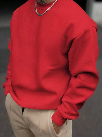 Men's Comfortable Crew Neck Sweatshirt