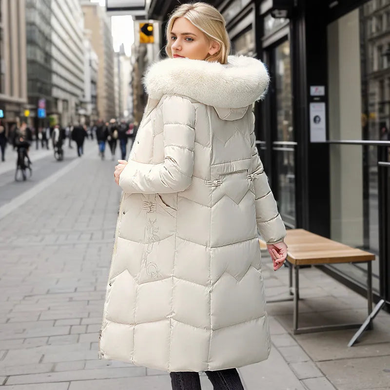 Elegante Winterjacke Lang Damen