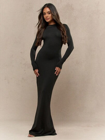Elegant Maxi Dress Women Stylish Long