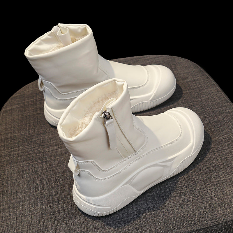 Damen Stiefel Hochzeit Schuhe Komfort Heel - IdealeKleiden