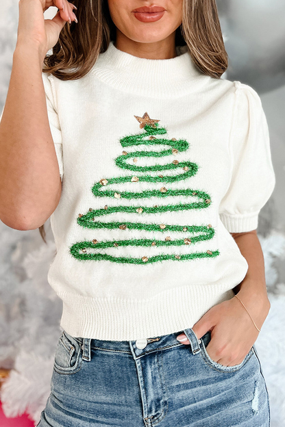 Women's Christmas Sweater Cool Sequin Design