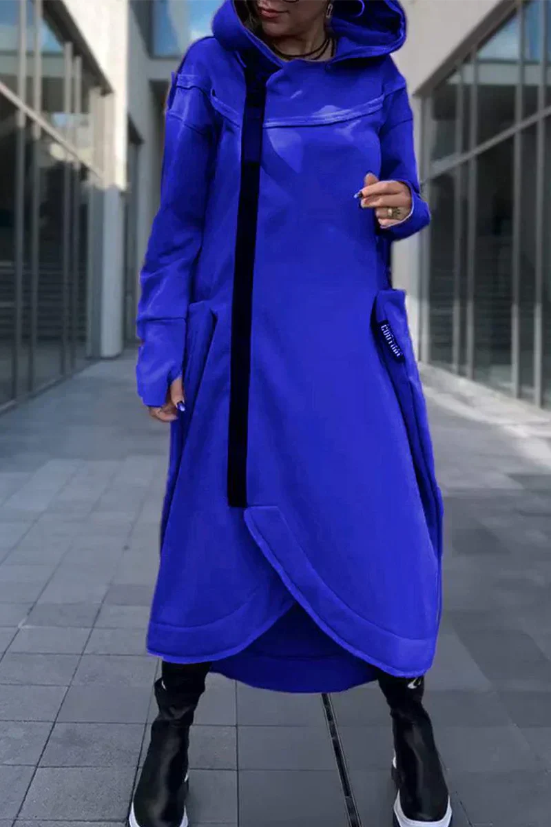 Long Hoodie Dress Modern Style