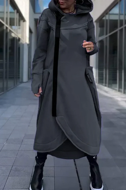 Long Hoodie Dress Modern Style