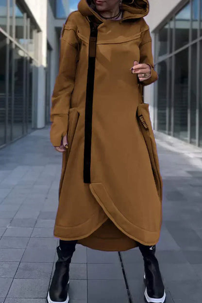 Long Hoodie Dress Modern Style
