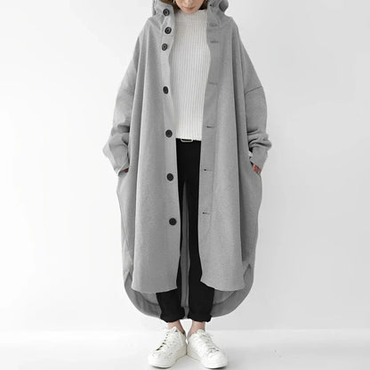 Long Women's Elegant Trench Coat