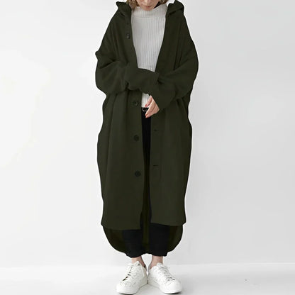 Long Women's Elegant Trench Coat