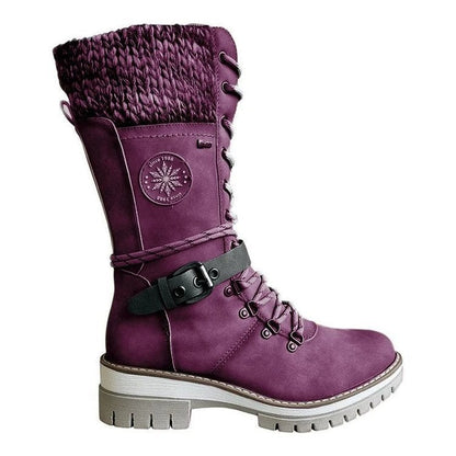 Women's Winter Warm Lace-Up Boots