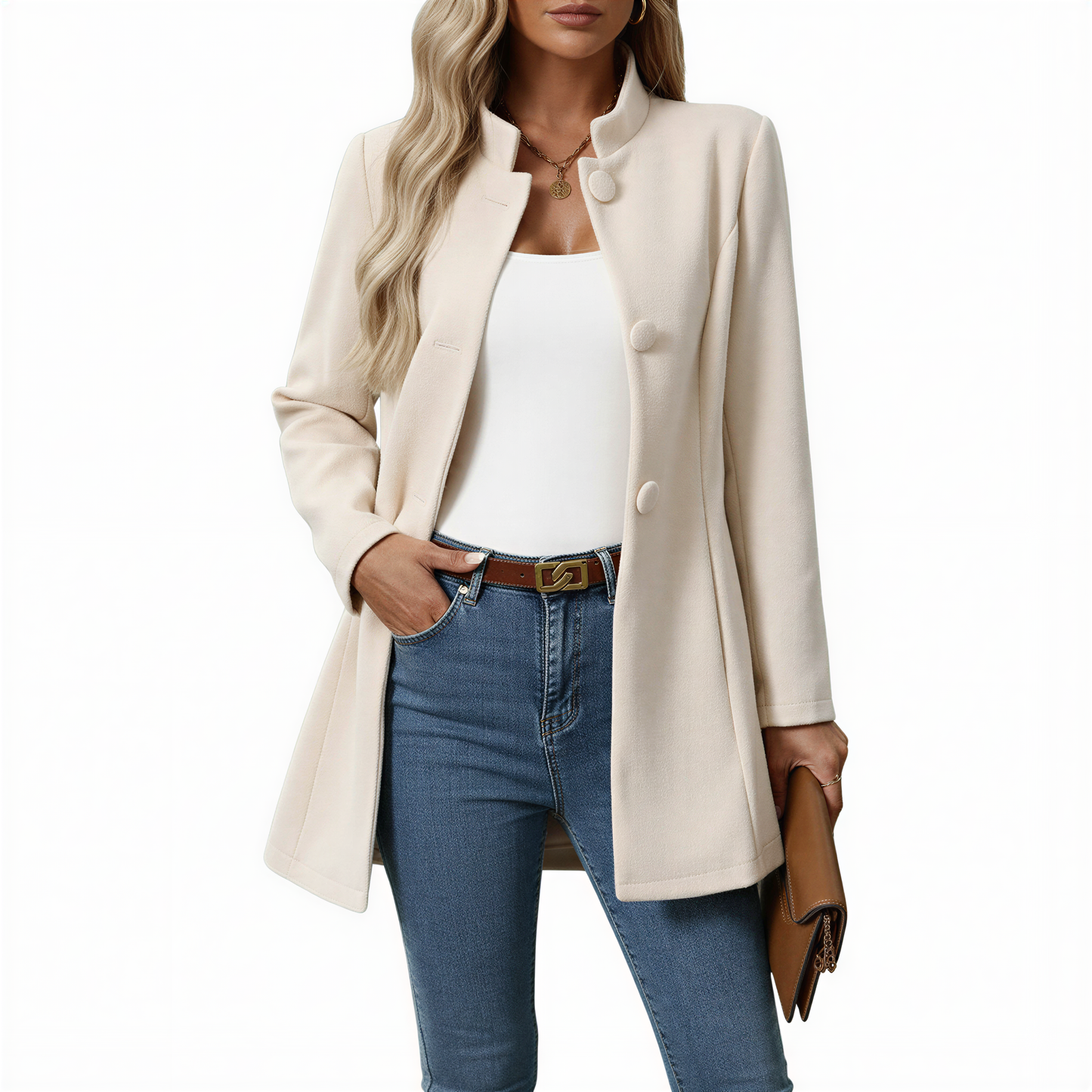 Women's A-Line Fashionable Winter Coat