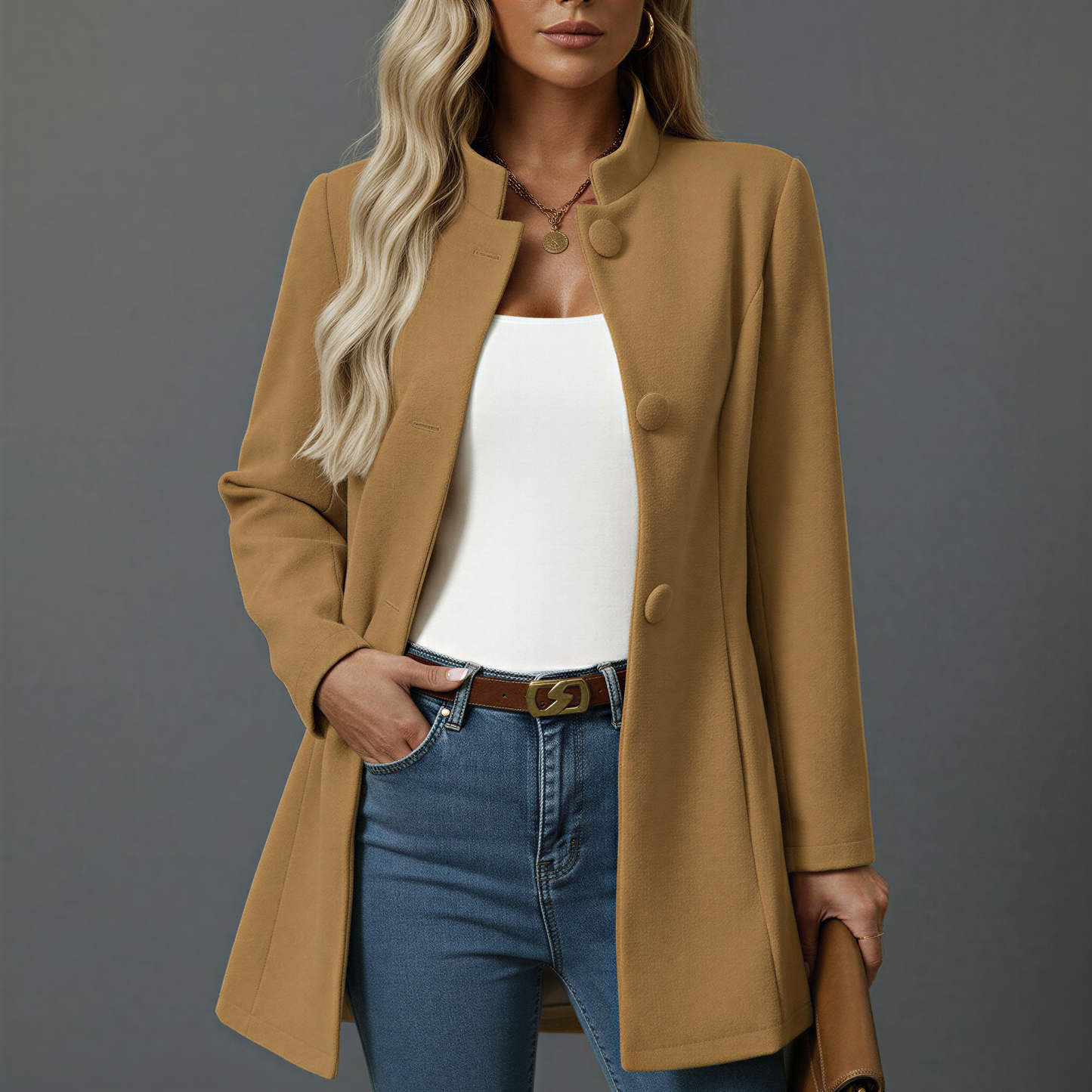 Women's A-Line Fashionable Winter Coat