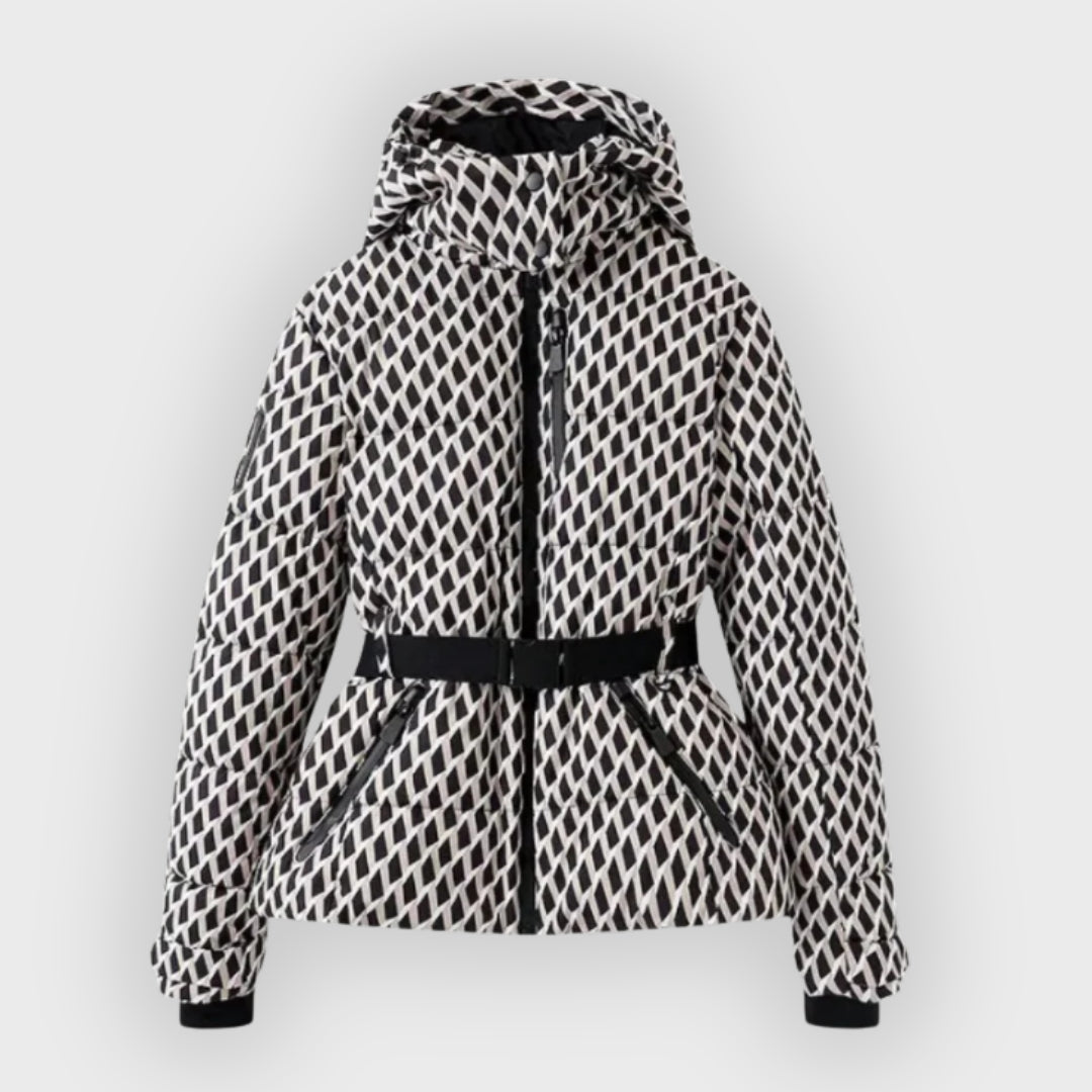 Women's Stylish Belted Puffer Jacket