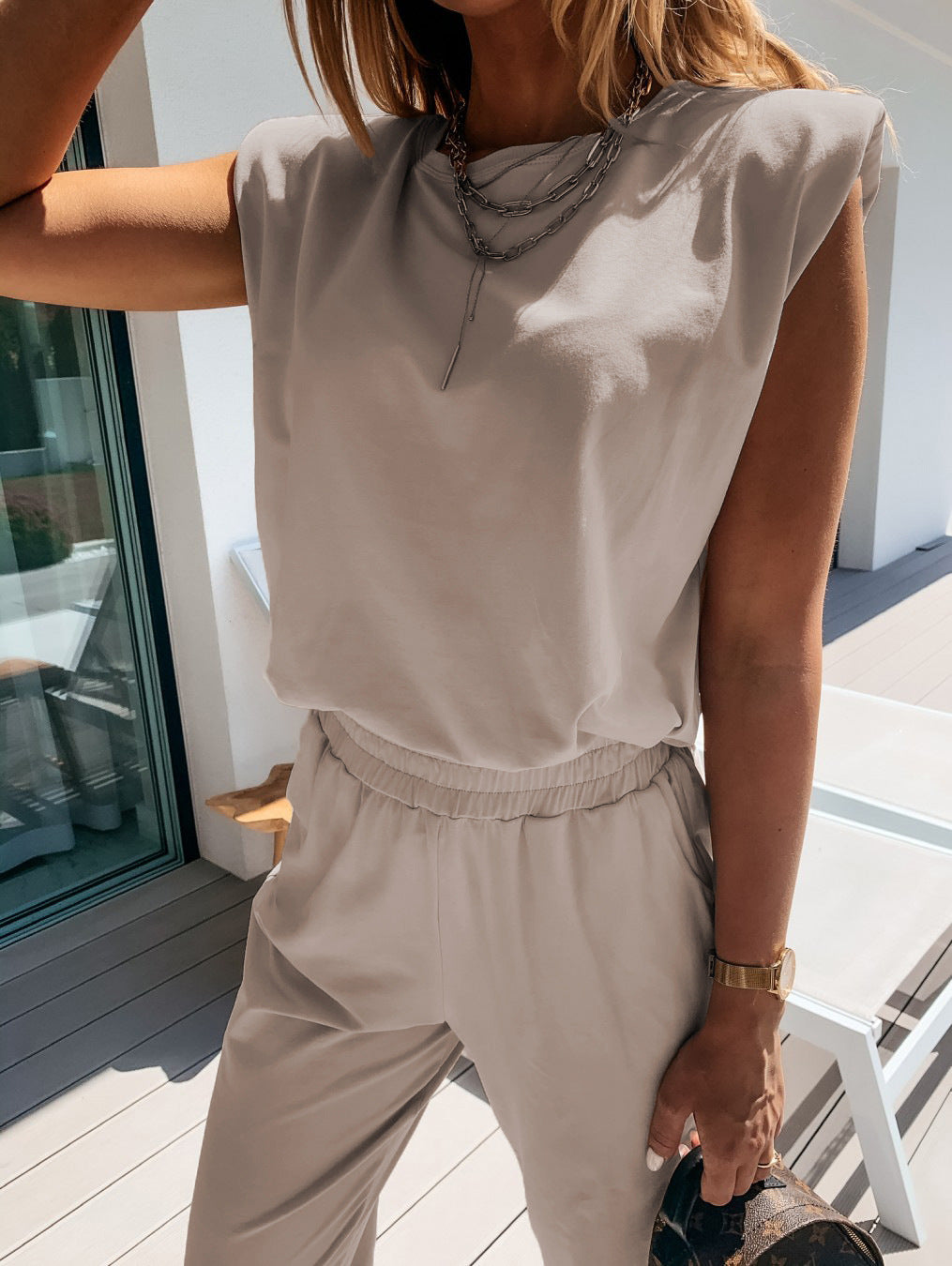 Women's Jumpsuit Comfortable Elastic Modern