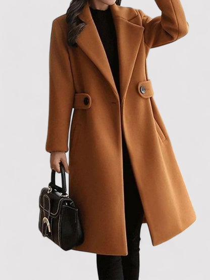 Elegant Women's Long Winter Coat Classic