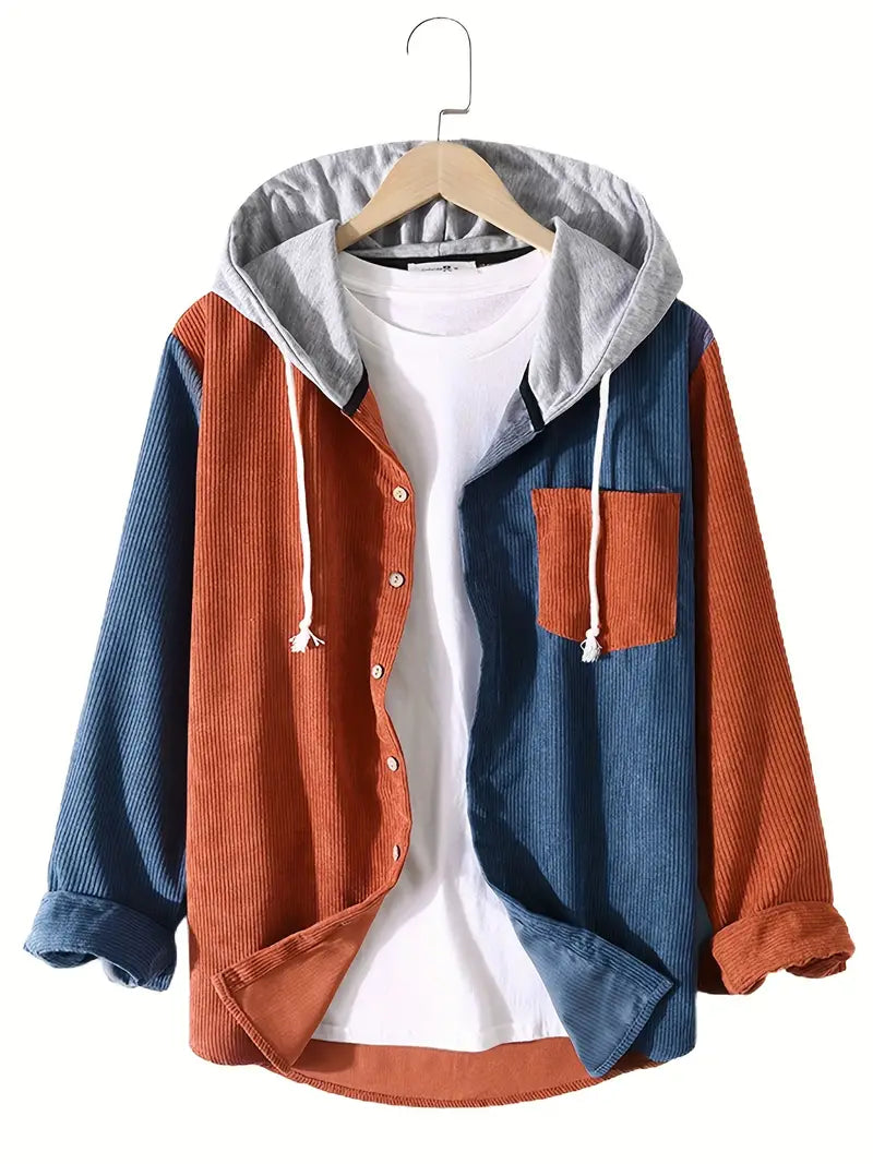 Kapuzenpullover Herren Farbenfroh Trendy Design - IdealeKleiden