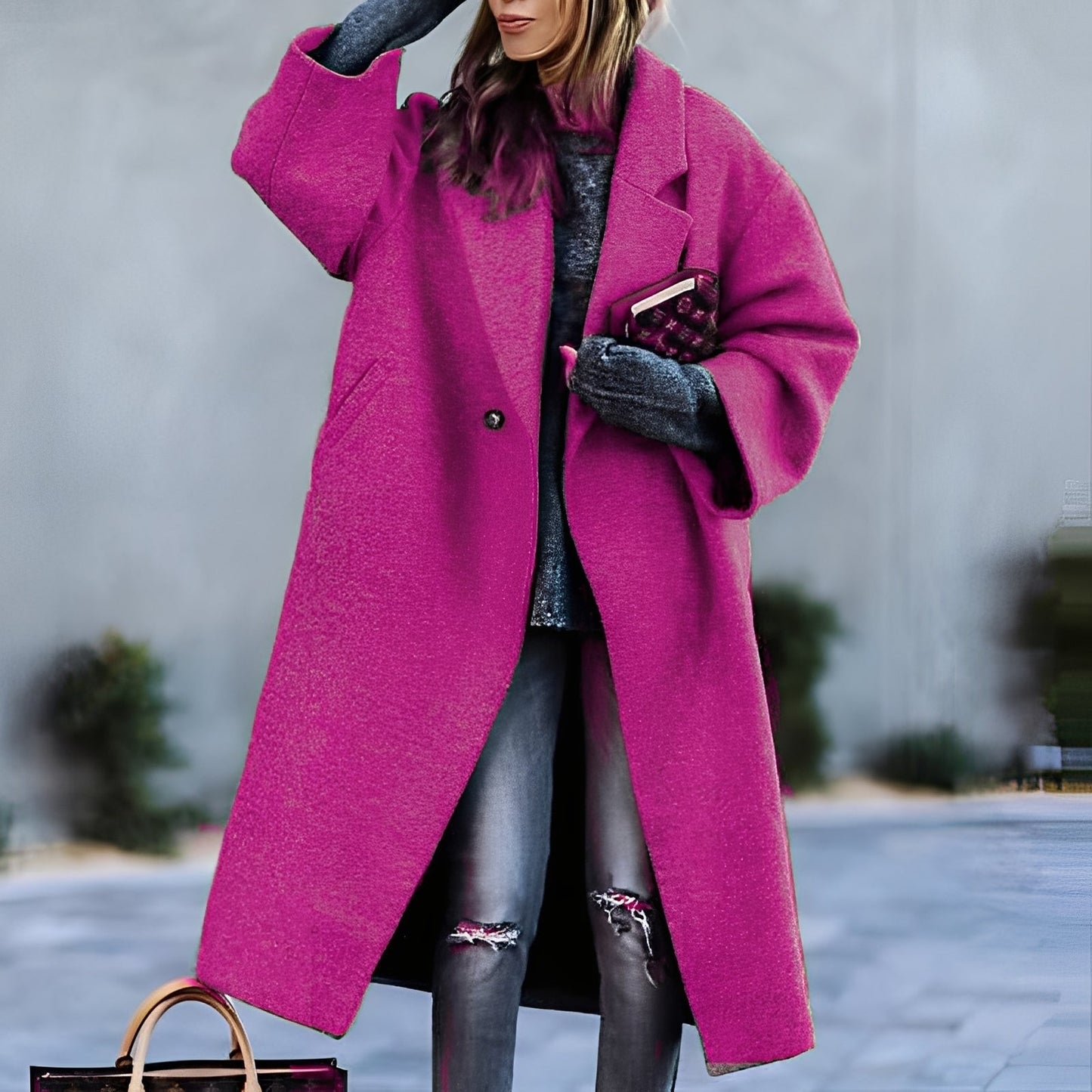 Elegant Women's Coat Classic Loose