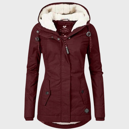 Stylish Cotton Coat With Hood