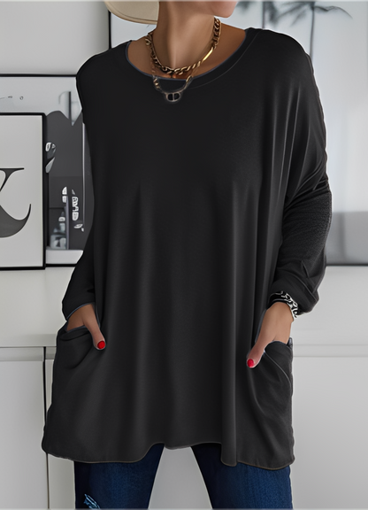 Damen Pullover Lässig Entspannt Modern