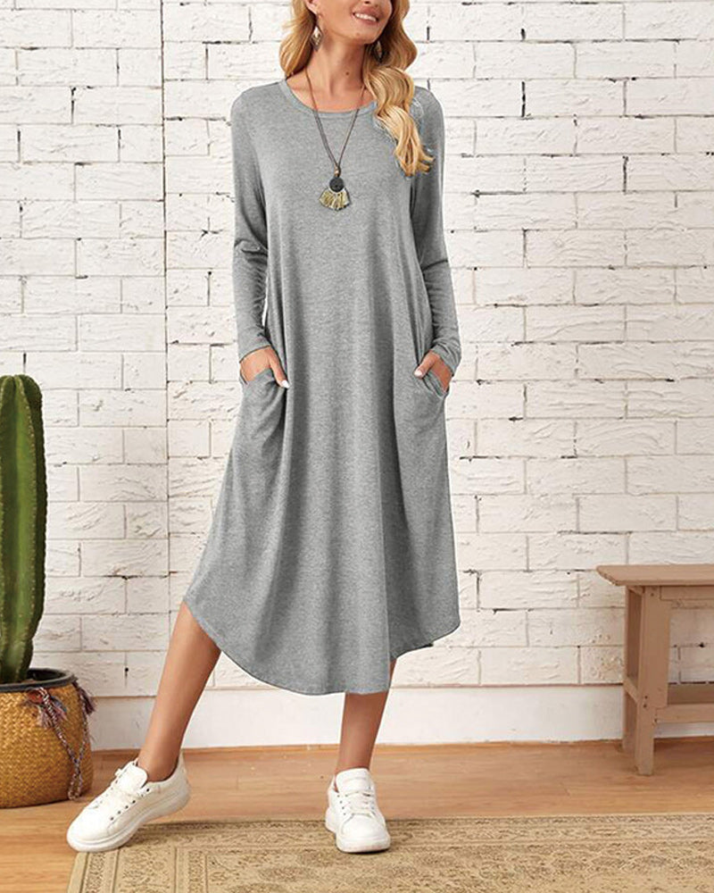 Loose Summer Dress With Pockets