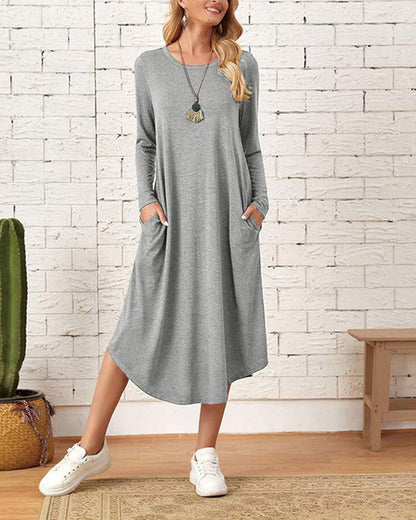 Loose Summer Dress With Pockets