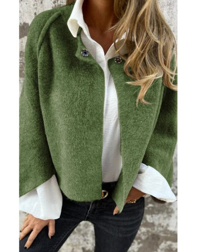 Elegant Women's Wool Jacket Luxury Design