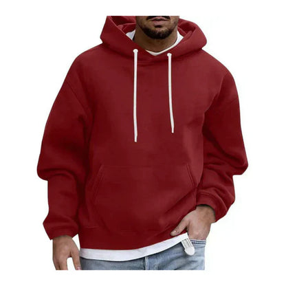 Men's Hoodie Hood Kangaroo Pocket Sporty