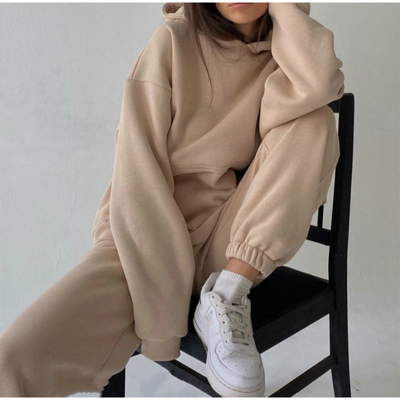 Cozy High-Waisted Oversized Tracksuit