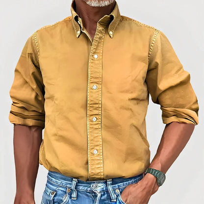 Comfortable Men's Long-Sleeve Casual Shirt