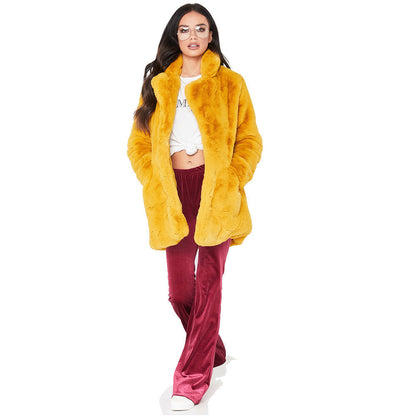 Women's Oversized Plush Jacket Soft & Elegant