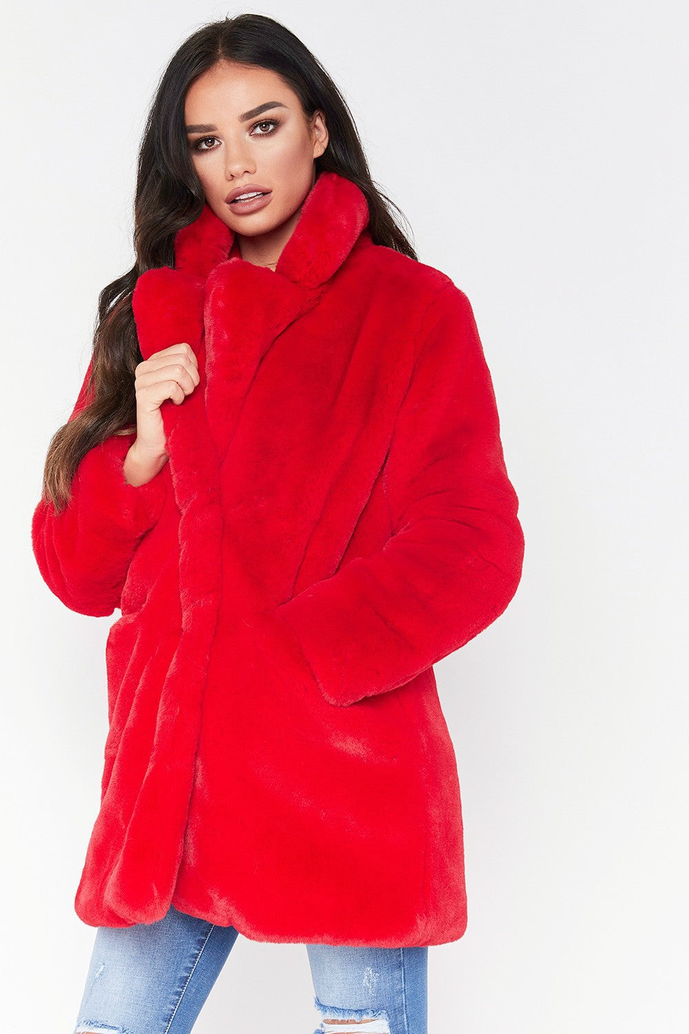 Women's Oversized Plush Jacket Soft & Elegant