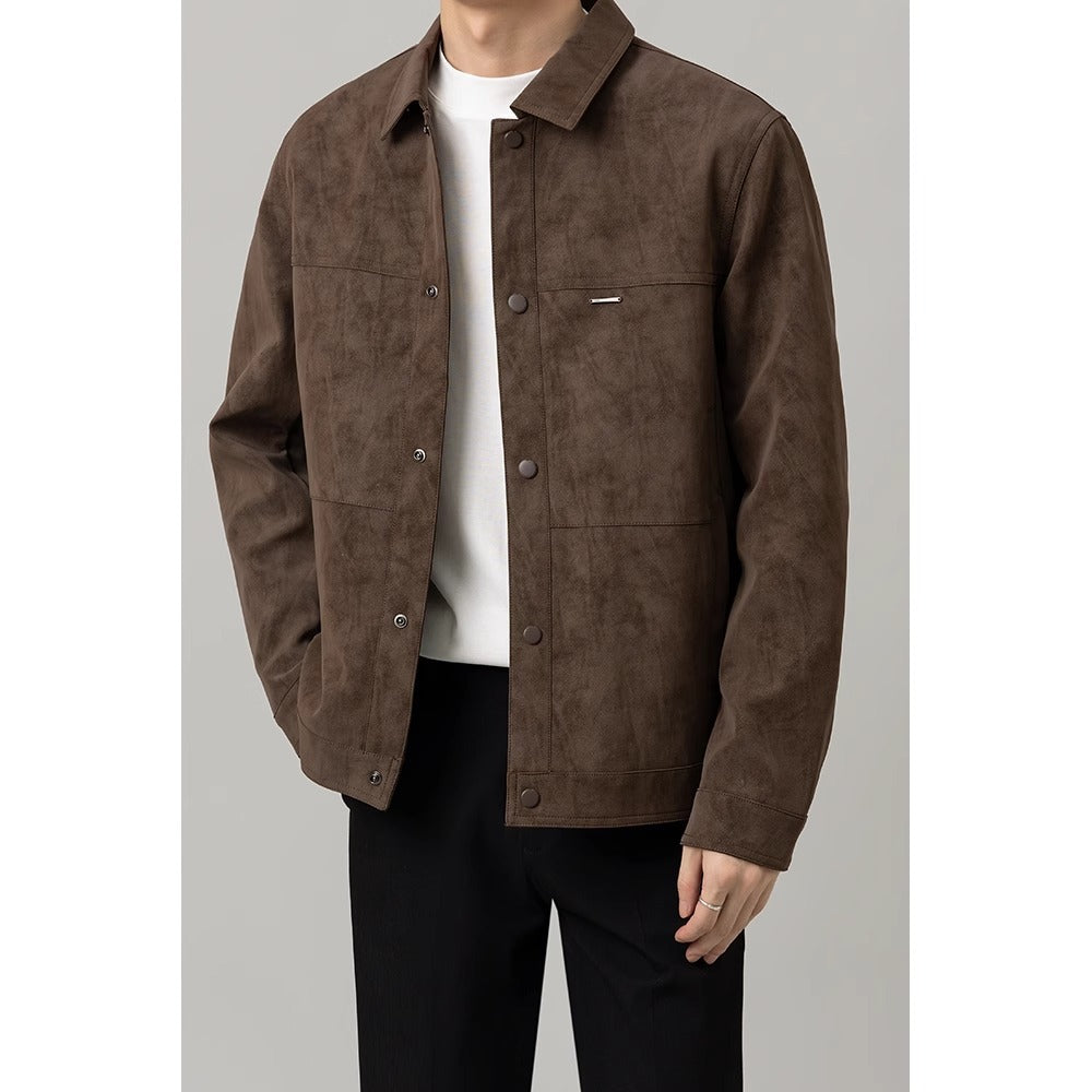 Men's Shirt Jacket Modern Button Down
