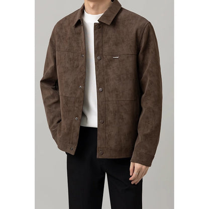 Men's Shirt Jacket Modern Button Down