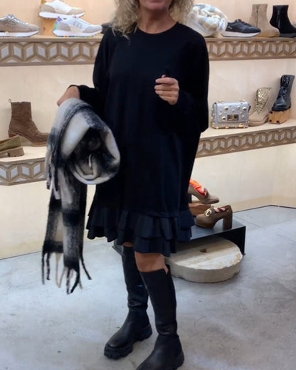 Elegant Women's Long-Sleeved Slim Dress