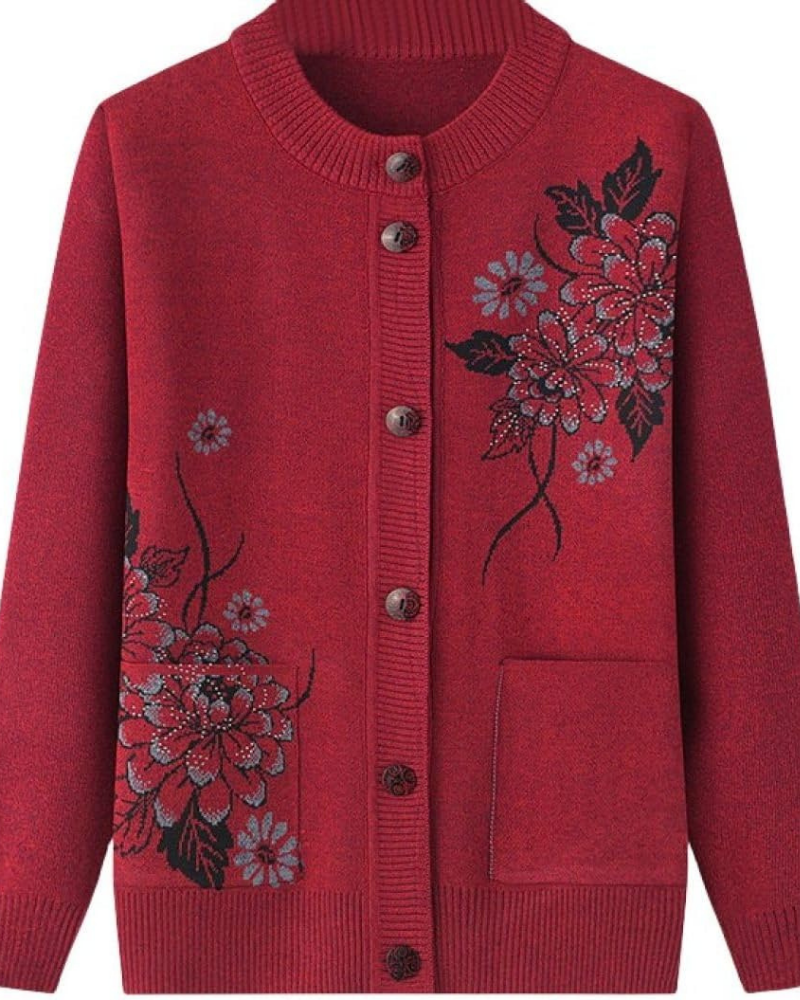 Floral Print Cardigan for Women