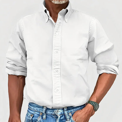 Comfortable Men's Long-Sleeve Casual Shirt
