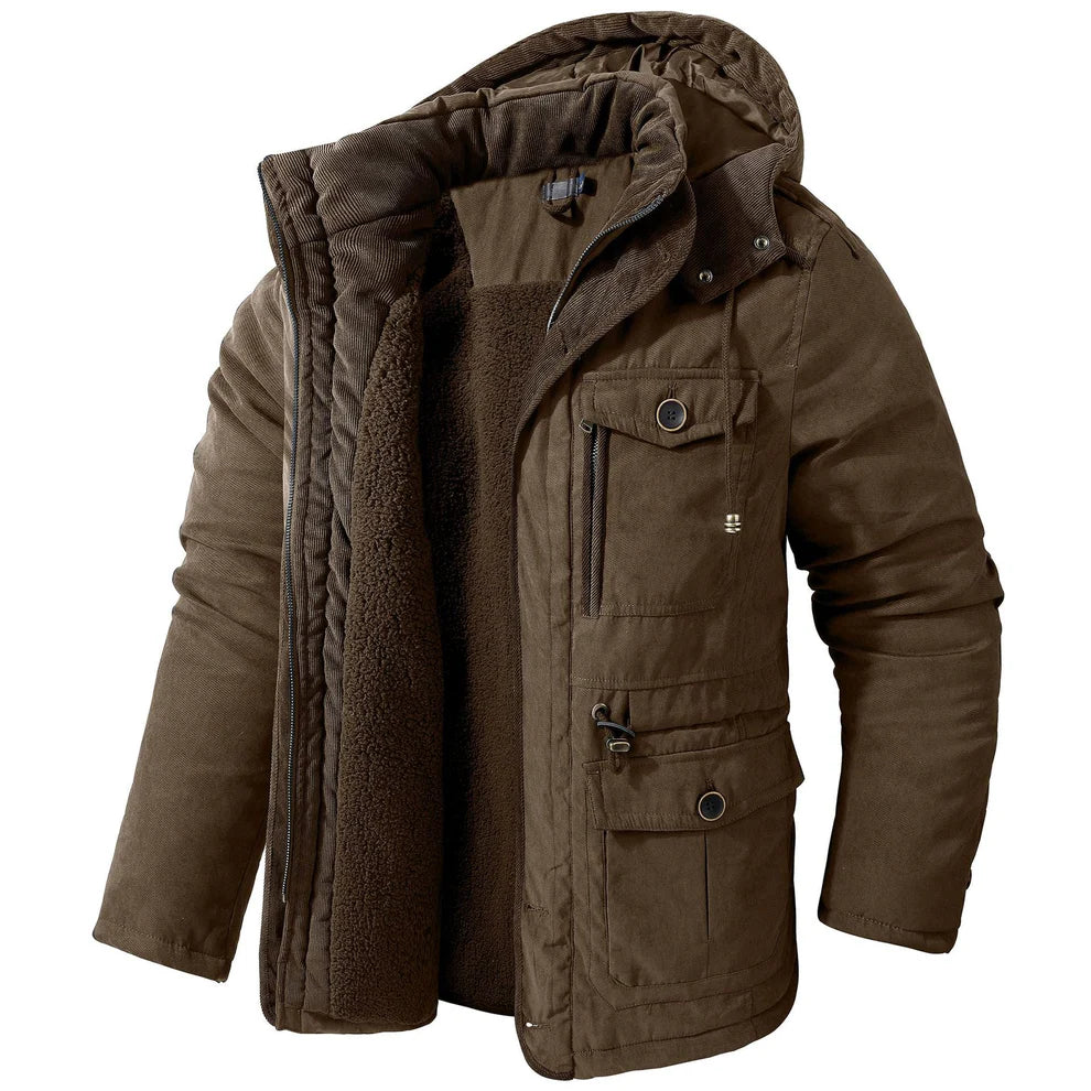 Men's Thermal Jacket Warm Fleece Insulation