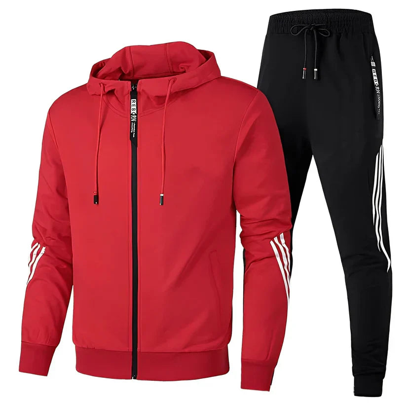 Sportanzug Set Herren Freizeit Trainingsbekleidung