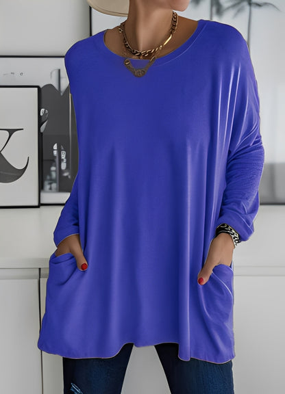 Damen Pullover Lässig Entspannt Modern