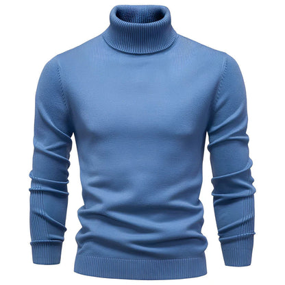 Herren Slimfit Rollkragenpullover Modern