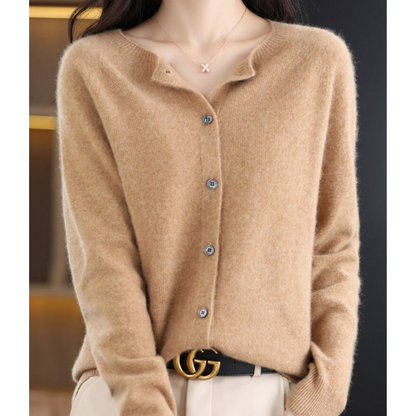 Soft Merino Wool Cardigan for Women