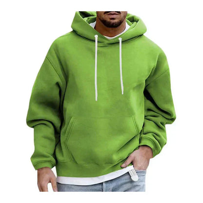 Men's Hoodie Hood Kangaroo Pocket Sporty
