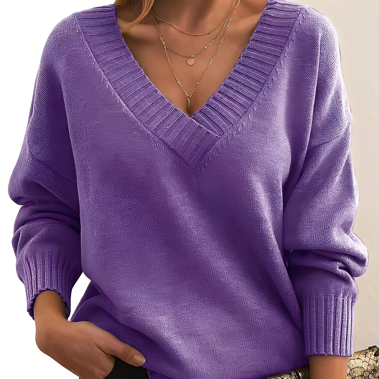 Women's Cashmere Sweater Soft and Warm