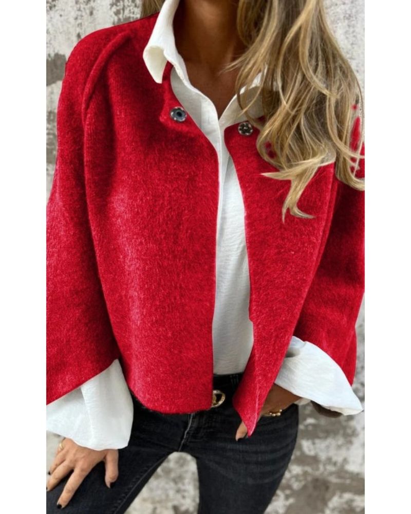 Elegant Women's Wool Jacket Luxury Design