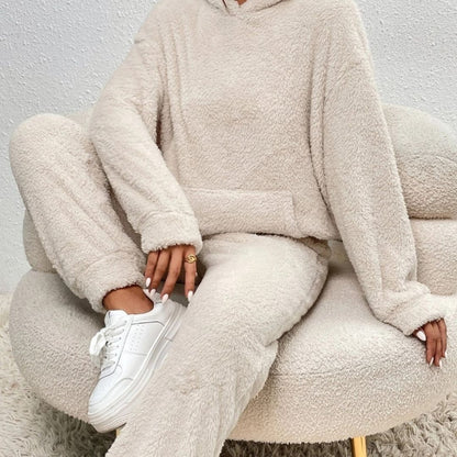 Women's Spring Shop Cozy Hooded Tracksuit Set