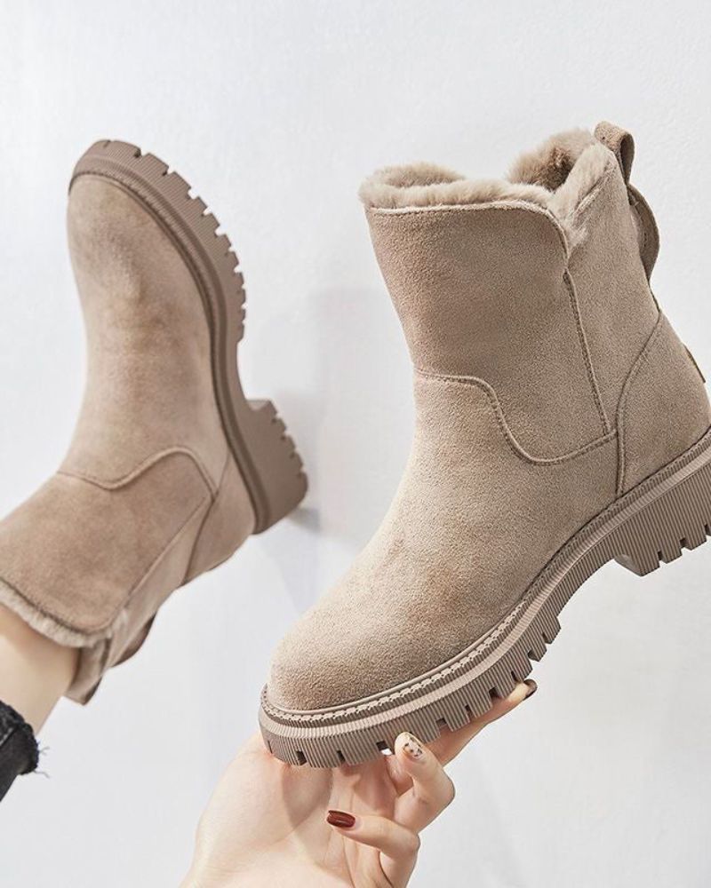 Damenschuhe Bequeme Stiefel - IdealeKleiden