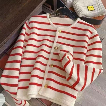 Cozy knit sweater autumn look warm
