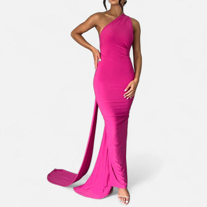 Women's Maxi Dress Elegant Off-Shoulder Design