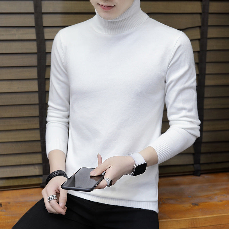 Men's Turtleneck Elegant Knit Sweater