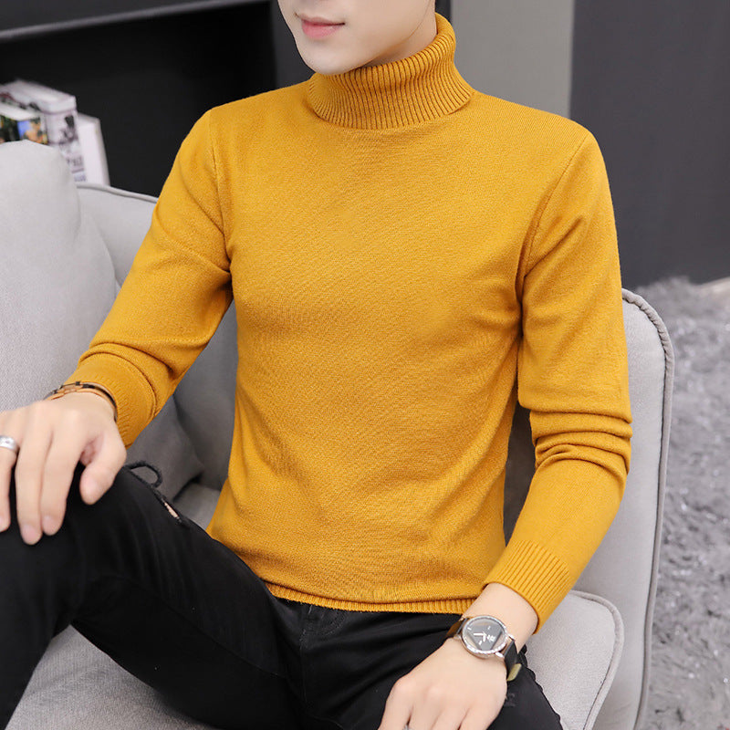 Men's Turtleneck Elegant Knit Sweater