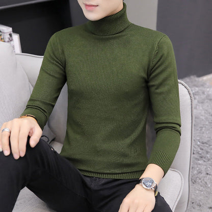 Men's Turtleneck Elegant Knit Sweater